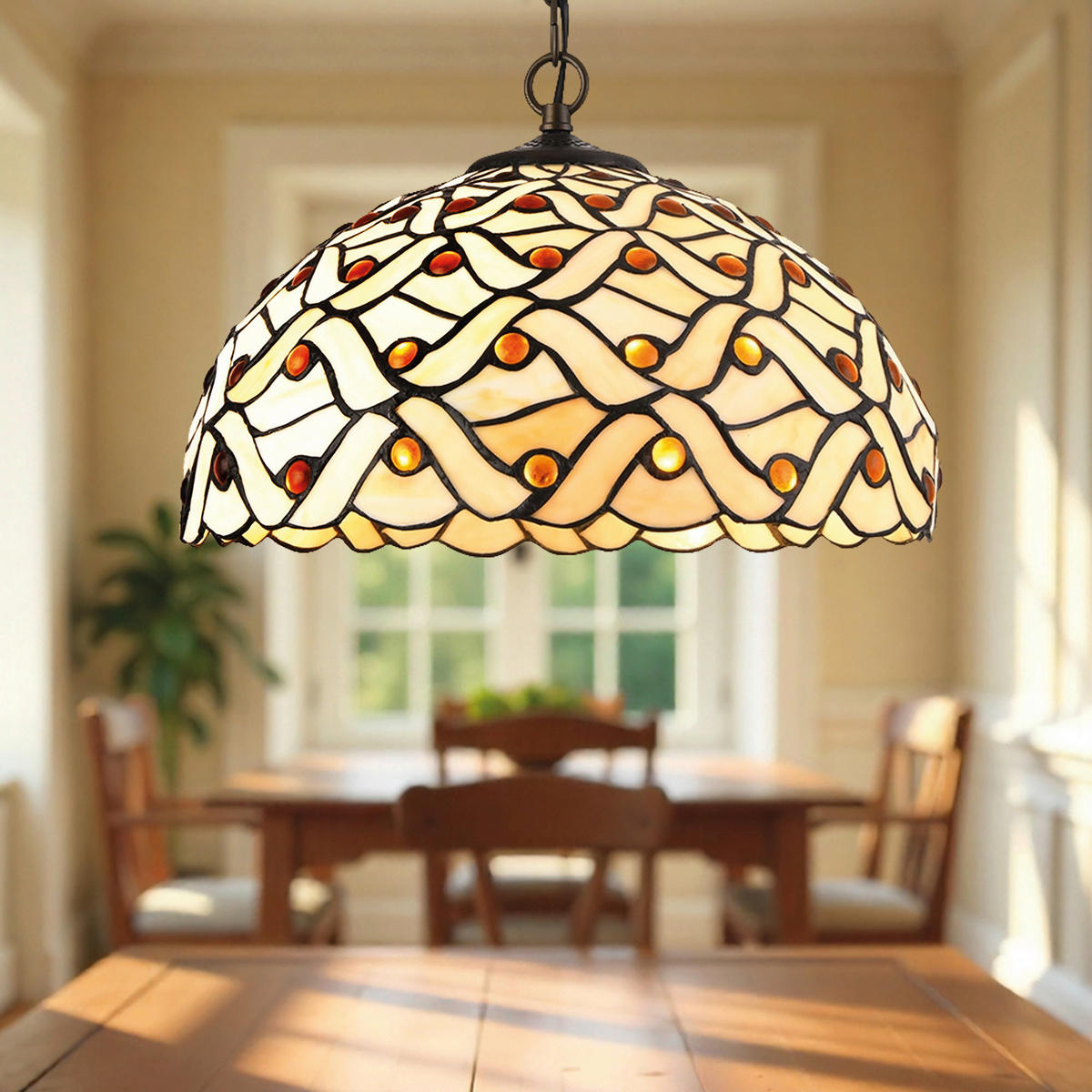 FÜGGŐLÁMPA 40/120/40 cm  - többszínű, Basics, Üveg (40/120/40cm)