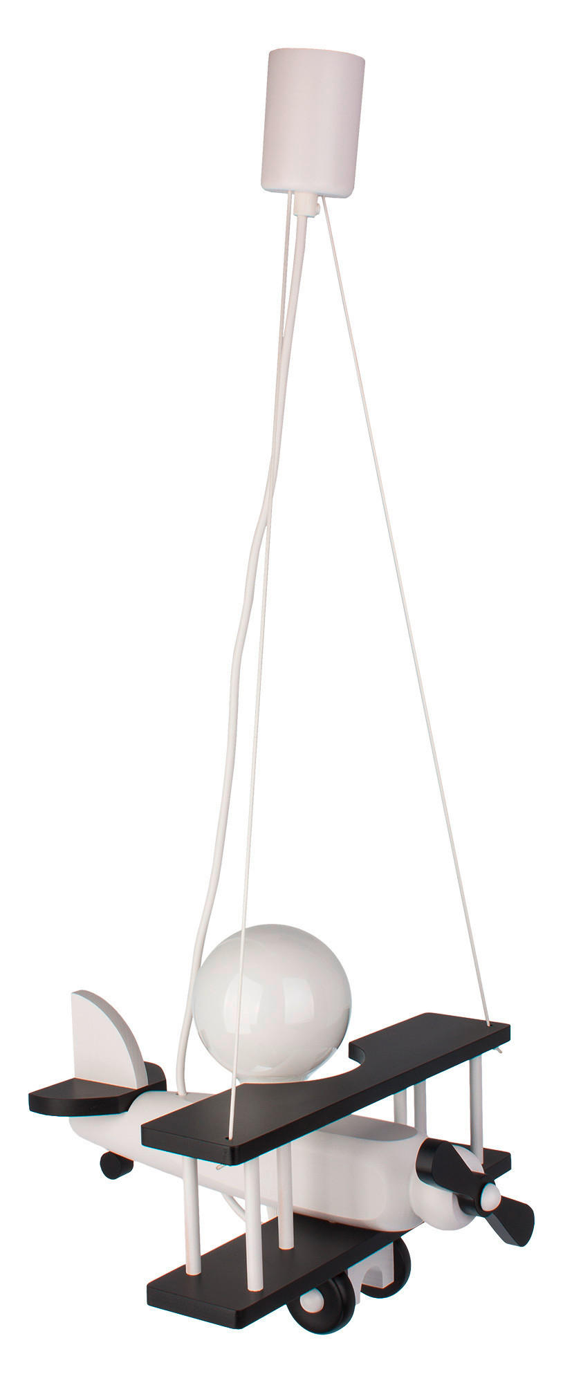 Kinderhängeleuchte Flugzeug H: 75 Cm 1-Flammig