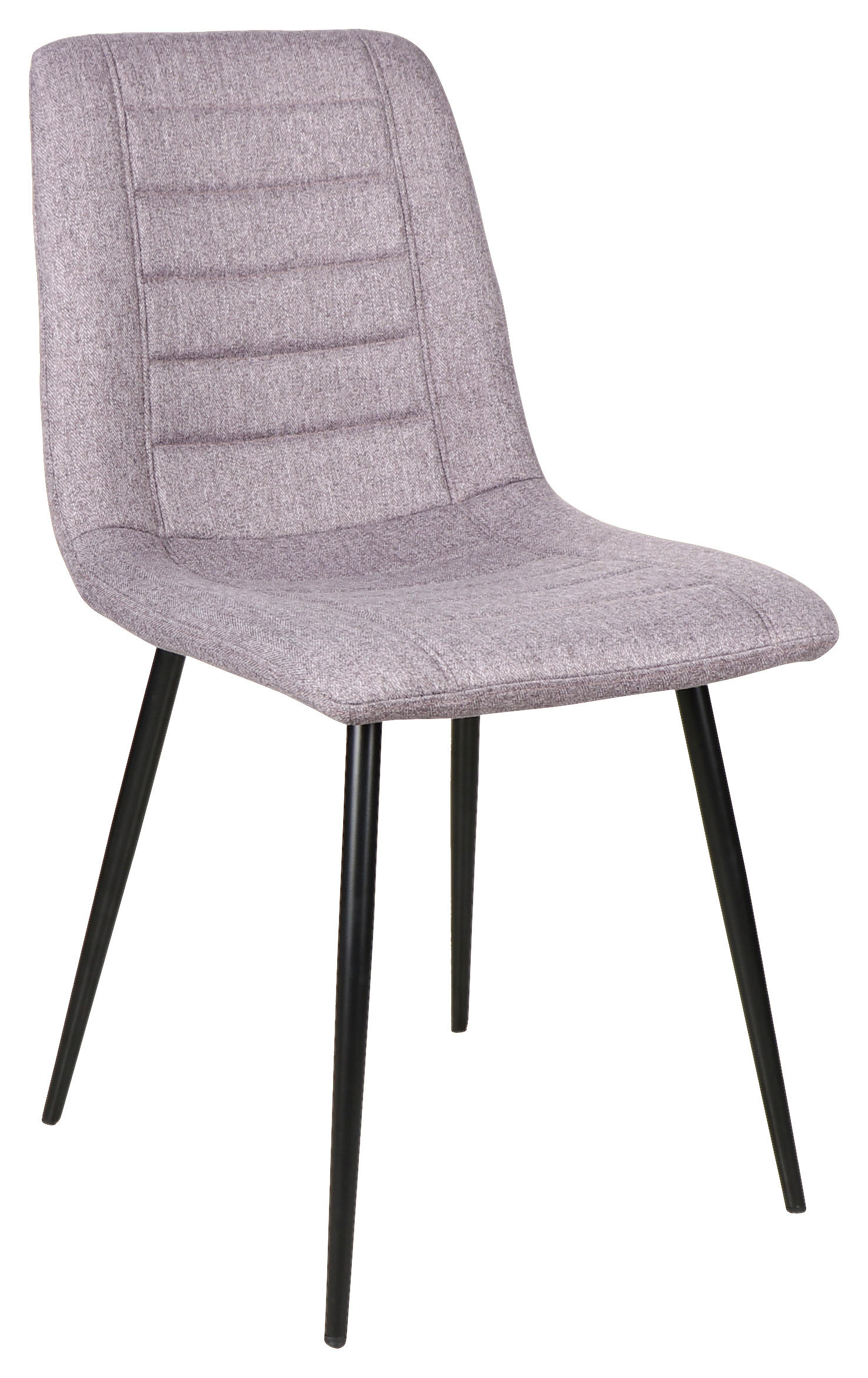STOL, kovina, tekstil črna, vijolična - vijolična/črna, Design, kovina/tekstil (45/86/55cm) - Xora