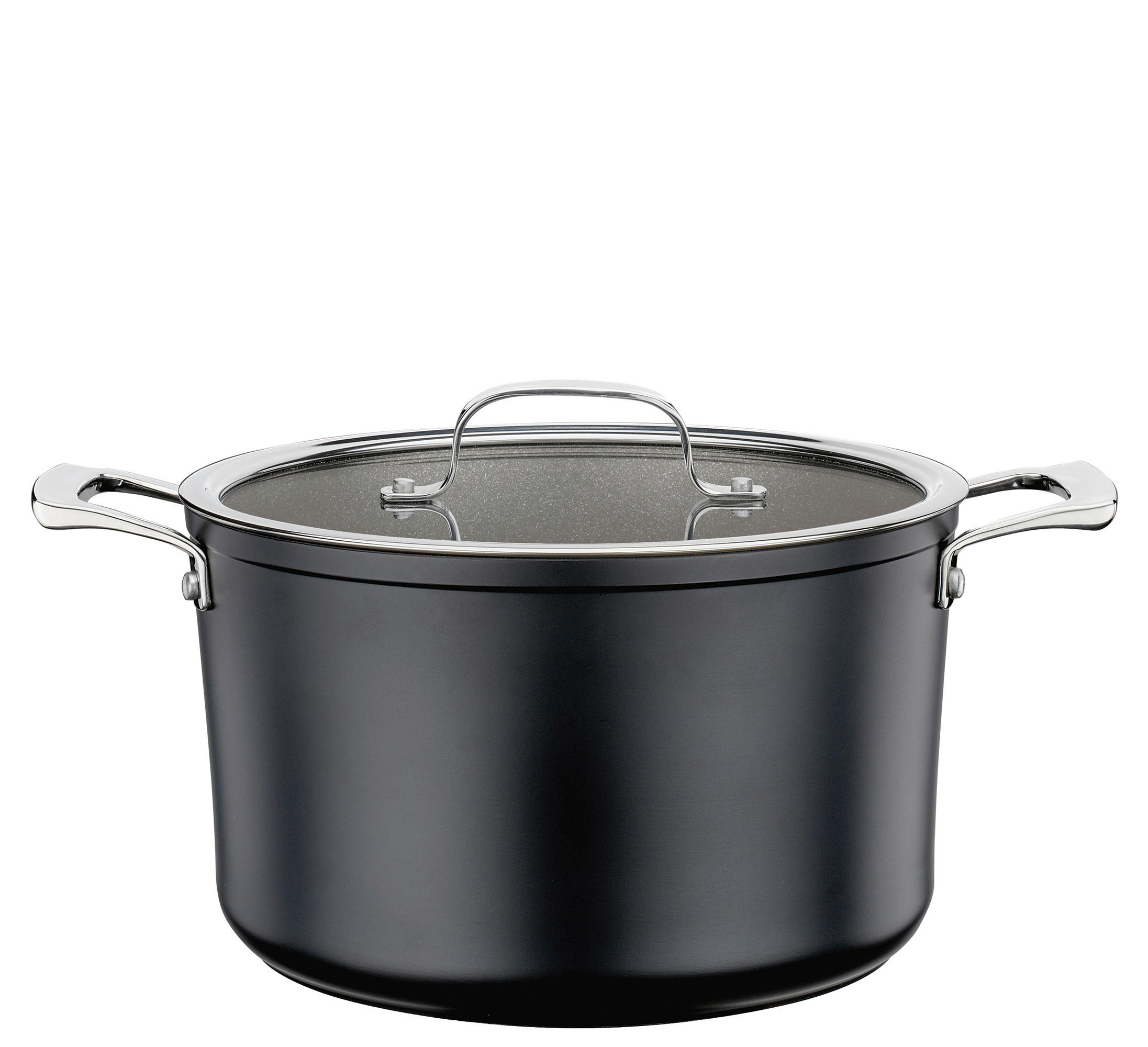 KOCHTOPFSET MERIDIAN INTENSE PRO 4-teilig  - Transparent/Schwarz, Basics, Glas/Metall (60,6/19,6/39,5cm) - Spring
