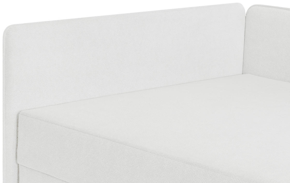 BOXBETT 120/200 cm  in Creme  - Creme/Schwarz, KONVENTIONELL, Textil (120/200cm) - P & B