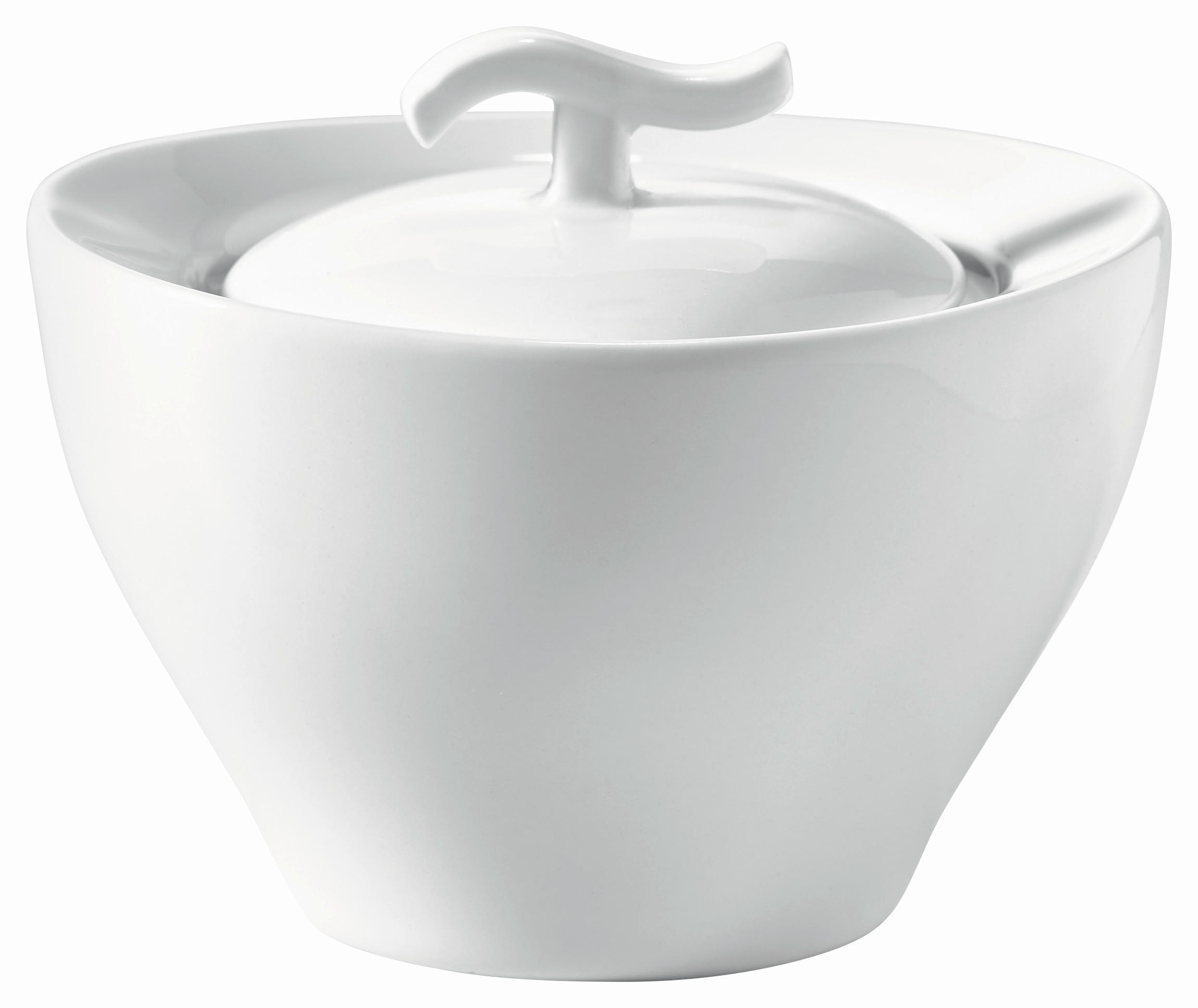 ZUCKERDOSE Swing Keramik  - Weiss, Basics, Keramik (11/9,5/8,5cm) - Novel