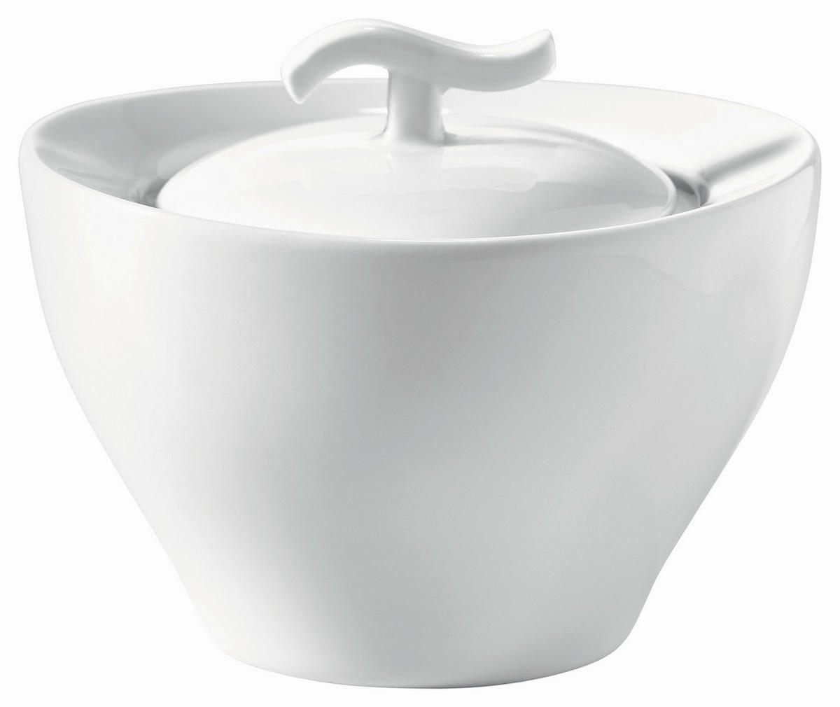 ZUCKERDOSE Swing Keramik  - Weiss, Basics, Keramik (11/9,5/8,5cm) - Novel