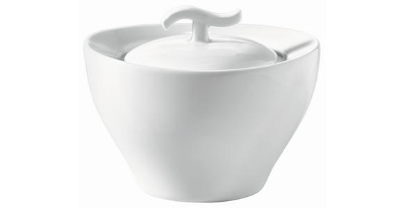 ZUCKERDOSE Swing Keramik  - Weiß, Basics, Keramik (11/9,5/8,5cm) - Novel