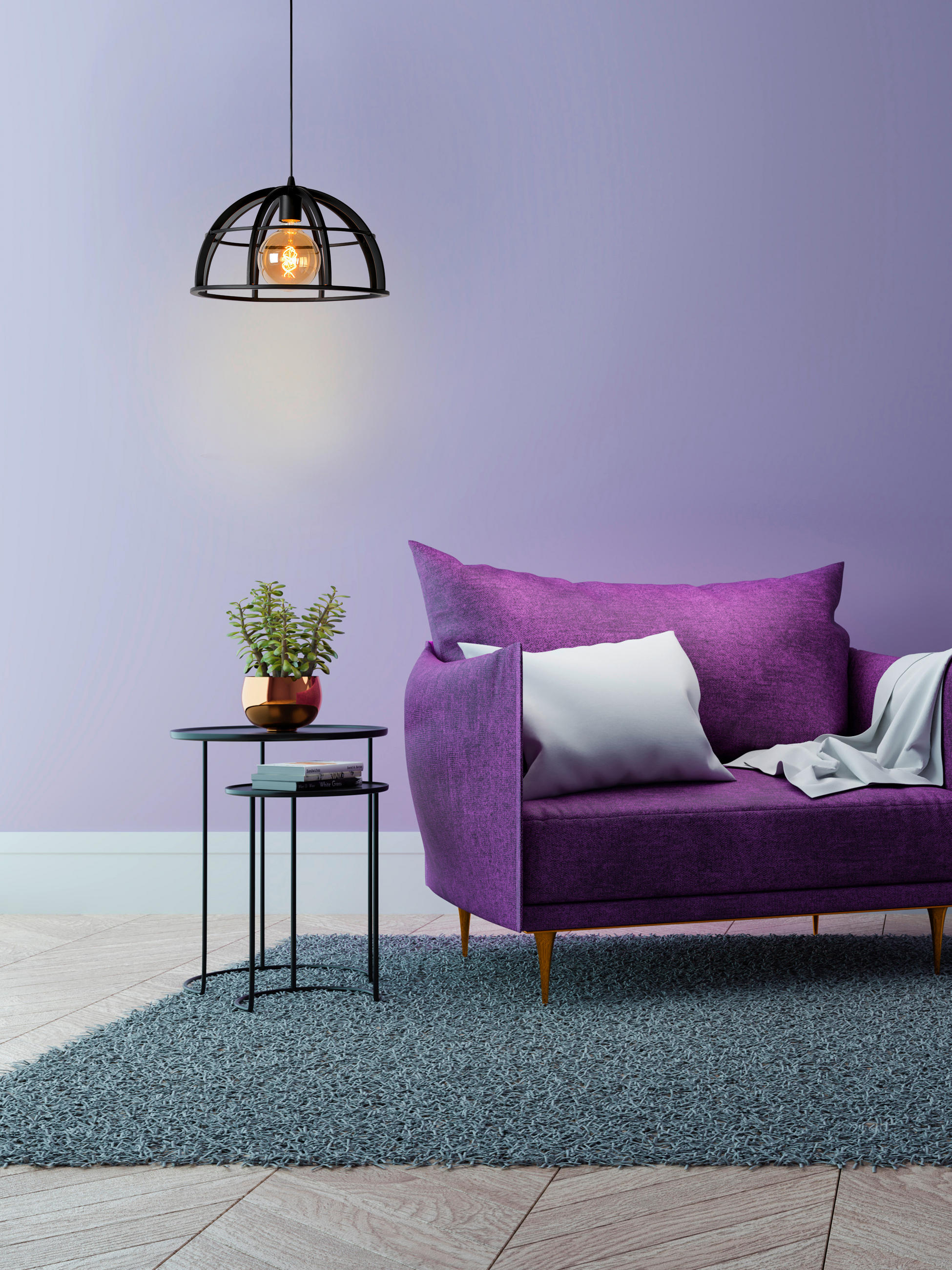 LED-KRONLEUCHTER 40/40/40 cm   - Schwarz, KONVENTIONELL, Metall (40/40/40cm) - Lucide
