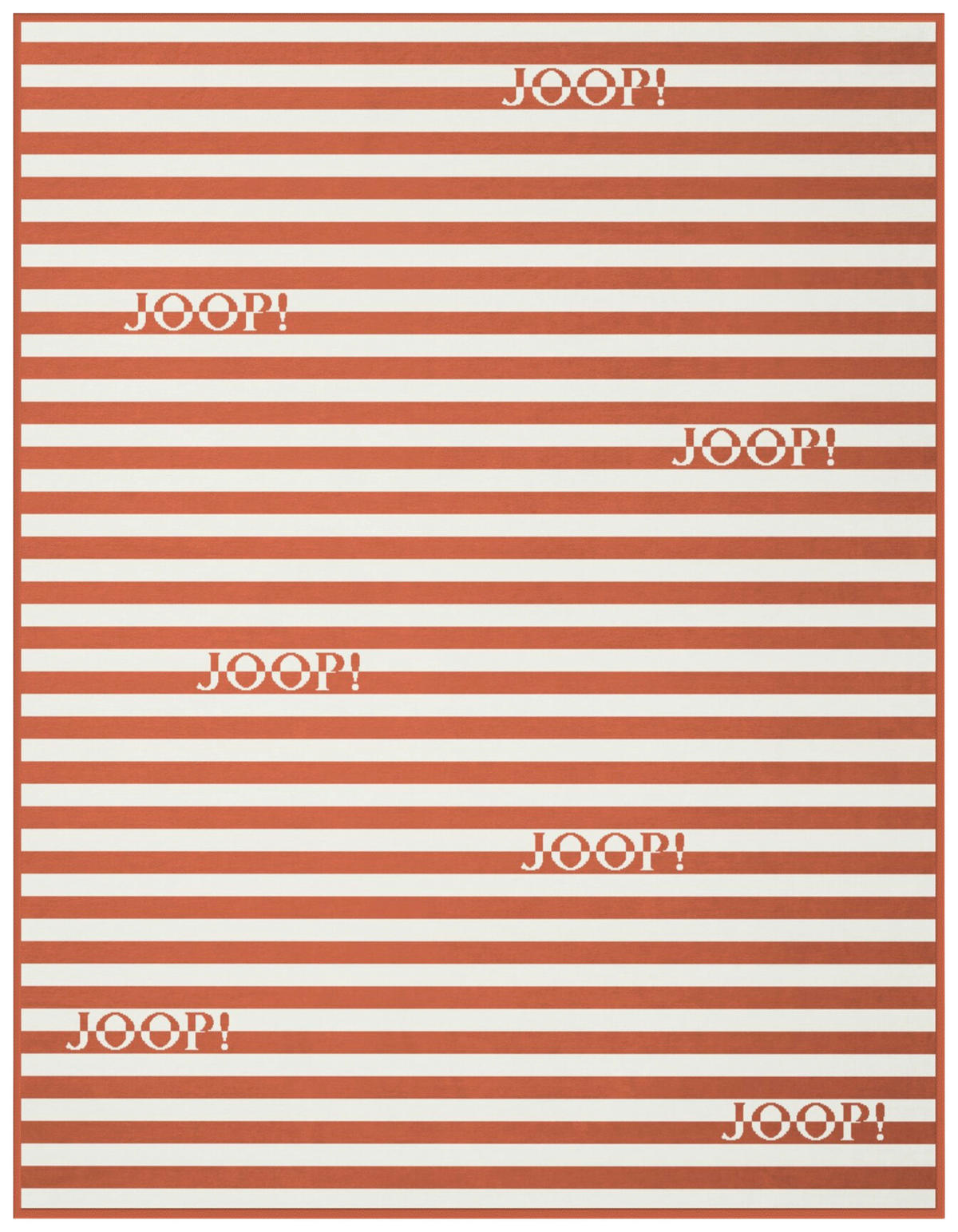 DECKE 130/160 cm  - Aprikose/Weiß, Design, Textil (130/160cm) - Joop!