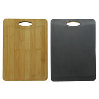 VÁGÓDESZKA - natúr/fekete, Basics, műanyag/fa (28/18/1,8cm) - Homeware Profession.