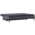 SCHLAFSOFA in Webstoff Dunkelgrau  - Dunkelgrau/Schwarz, Design, Textil/Metall (203/75/100cm) - Carryhome