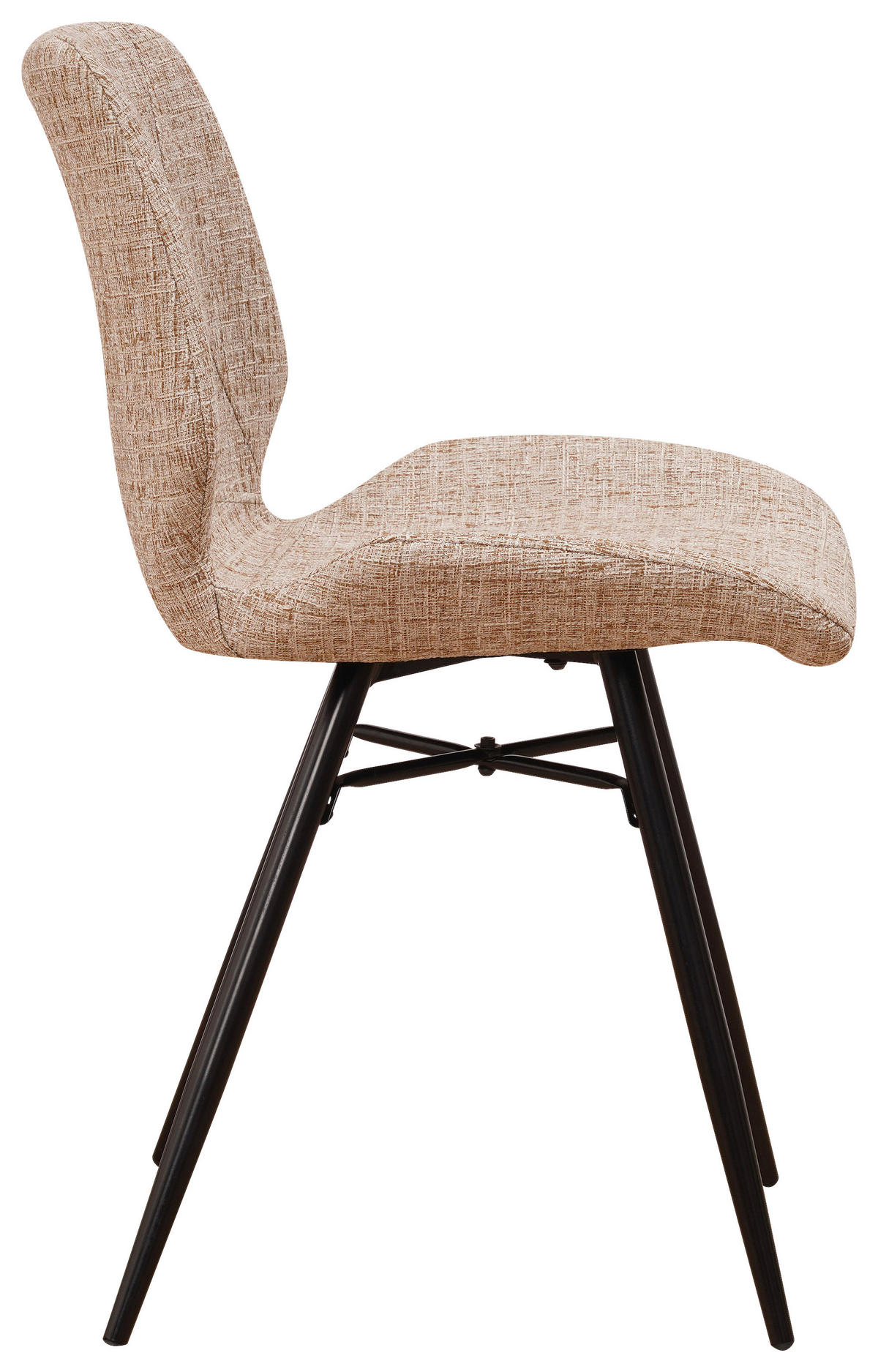 SADA ŽIDLÍ 4 kusy - bílá/černá, Design, kov/textil (47/82/55cm) - MID.YOU