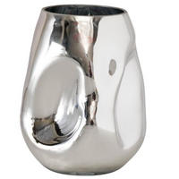VAS  - silver, Basics, glas (14/17cm) - Ambia Home