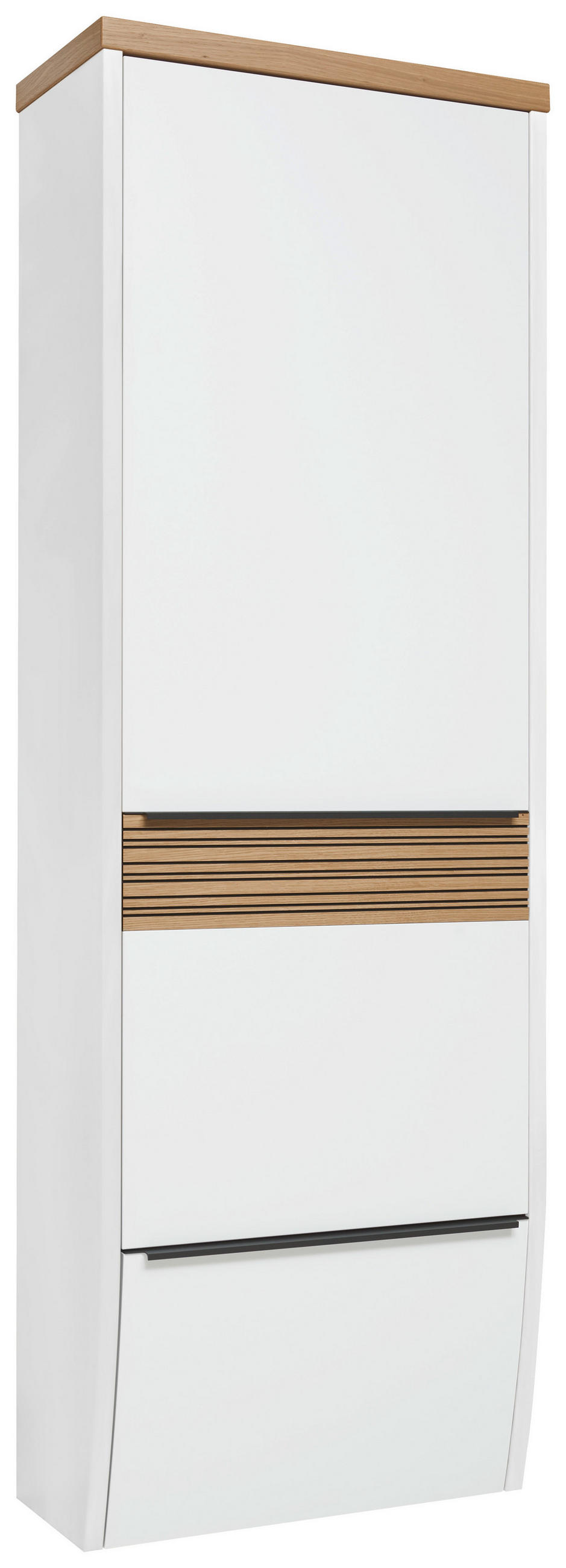 Dieter Knoll Garderobenschrank Weiß, Eiche 64x187x31 cm