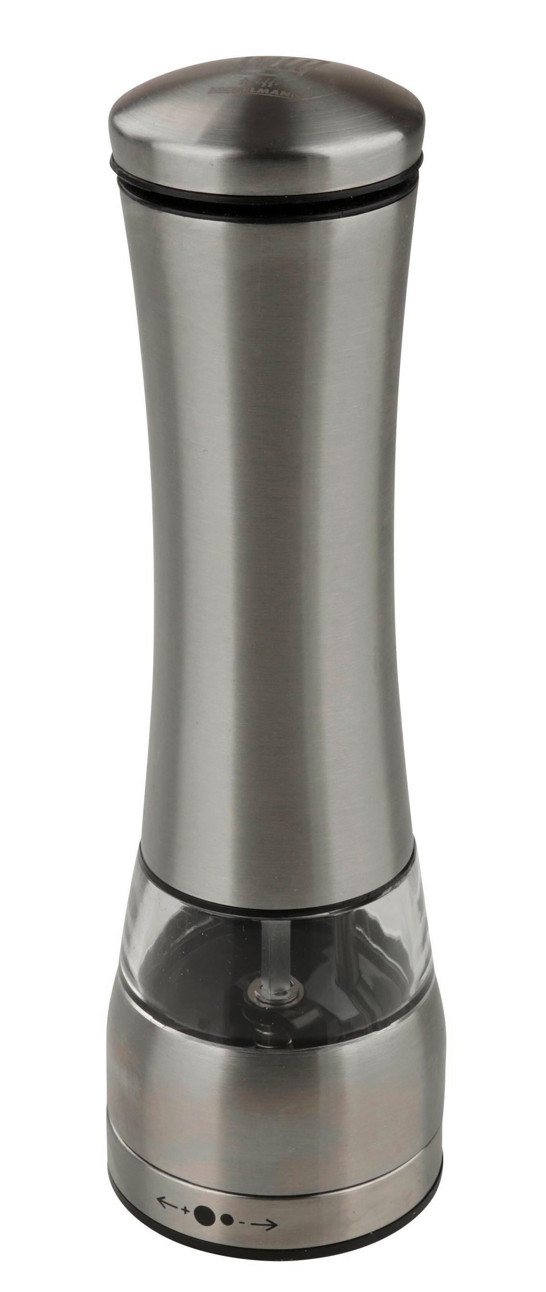SALZ- ODER PFEFFERMÜHLE - Silberfarben, Basics, Keramik/Metall (6,5/21,5cm) - Chefkoch+Fackelmann