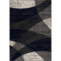 VINTAGE PREPROGA  200/290 cm  tkano  krem barve, siva, sivomodra  - siva/sivomodra, Design, tekstil (200/290cm)