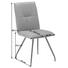 STUHL in Textil Braun, Grau - Schwarz/Braun, Design, Textil/Metall (46/89,50/61cm) - Carryhome STUHL in Textil Braun, Grau - Schwarz/Braun, Design, Textil/Metall (46/89,50/61cm) - Carryhome