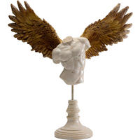 SKULPTUR - Beige, Design, Kunststoff (45/45/12cm) - Kare-Design