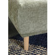 ECKSOFA Olivgrün Flachgewebe  - Buchefarben/Olivgrün, KONVENTIONELL, Holz/Textil (230/144cm) - Carryhome