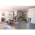 ESSTISCH in Holz 180/90/76 cm  - Schwarz/Braun, LIFESTYLE, Holz/Metall (180/90/76cm) - Landscape