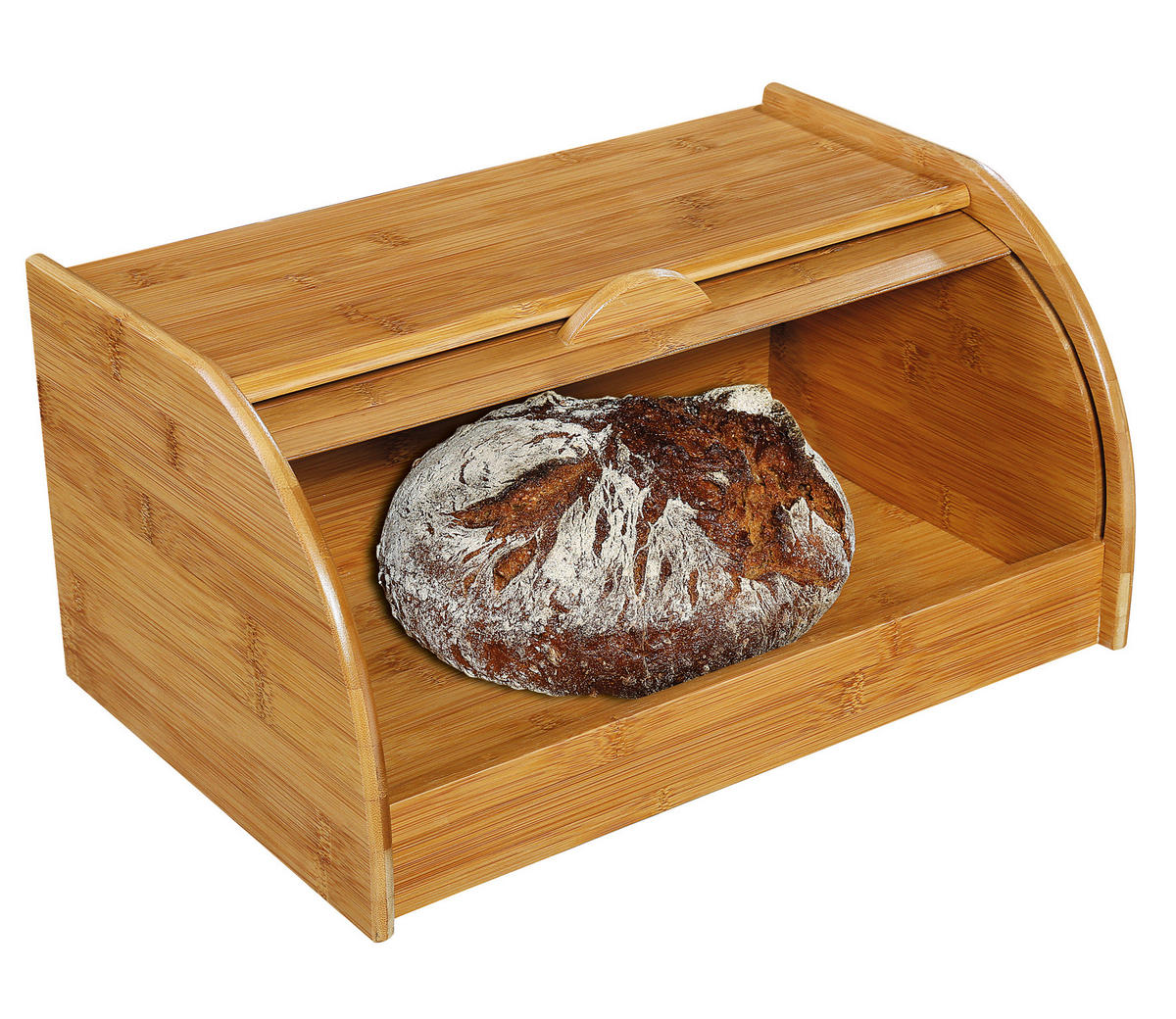BROTKASTEN - Hellbraun/Naturfarben, Basics, Holz (40/26/20cm) - Zassenhaus