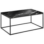 COUCHTISCH in Stein 100/60/42,5 cm  - Schwarz, Design, Stein/Metall (100/60/42,5cm) - Johann Jakob