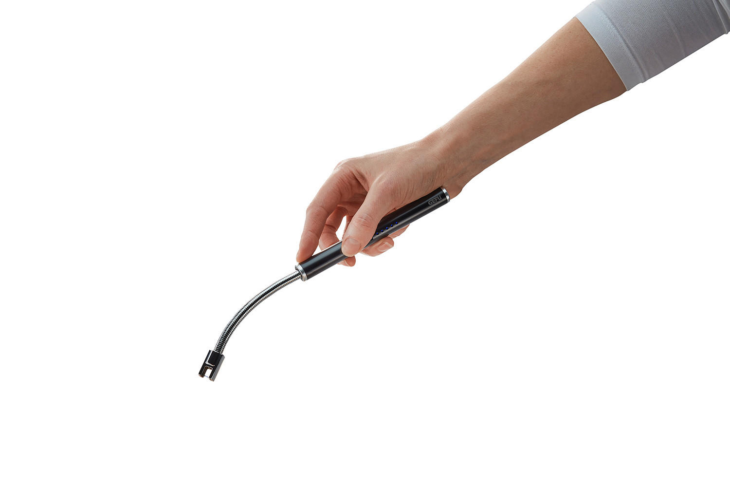 USB-FEUERZEUG   - Schwarz, Basics, Kunststoff/Metall (1,5/25cm) - Gefu