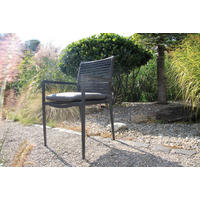 STAPELSESSEL Aluminium Anthrazit, Dunkelgrau  - Dunkelgrau/Anthrazit, Basics, Holzwerkstoff/Kunststoff (61/57/86cm) - Acamp
