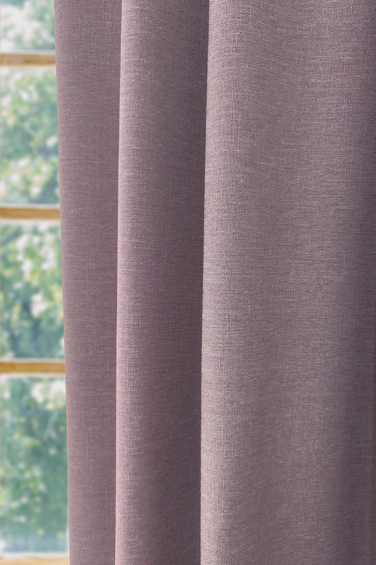VORHANGSTOFF per lfm blickdicht  - Violett, Basics, Textil (148cm) - Esposa