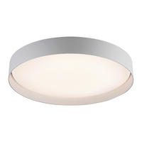 LED-DECKENLEUCHTE SW TAVOLI 49/49/7,3 cm   - Weiß, KONVENTIONELL, Kunststoff/Metall (49/49/7,3cm) - Schöner Wohnen