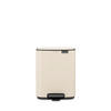 TRETEIMER Metall   - Anthrazit/Beige, Basics, Kunststoff/Metall (24,2/31/24,2cm) - Brabantia