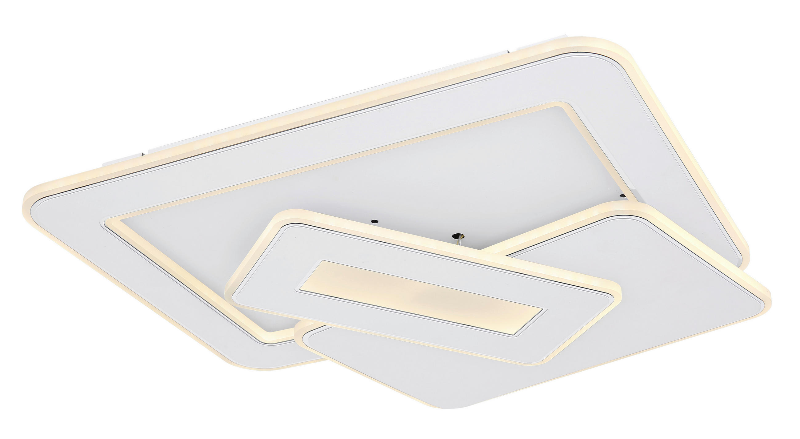 Globo Led-Deckenleuchte Kique Weiß 48.5x6.8x49 cm