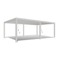 PERGOLA - Weiss, Basics, Metall (800/255/400cm) - Gardenson