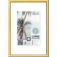RÁM NA OBRAZY, 1 foto 10 cm x 15 cm - zlatá, Basics, plast/sklo (11.5/16.1cm)