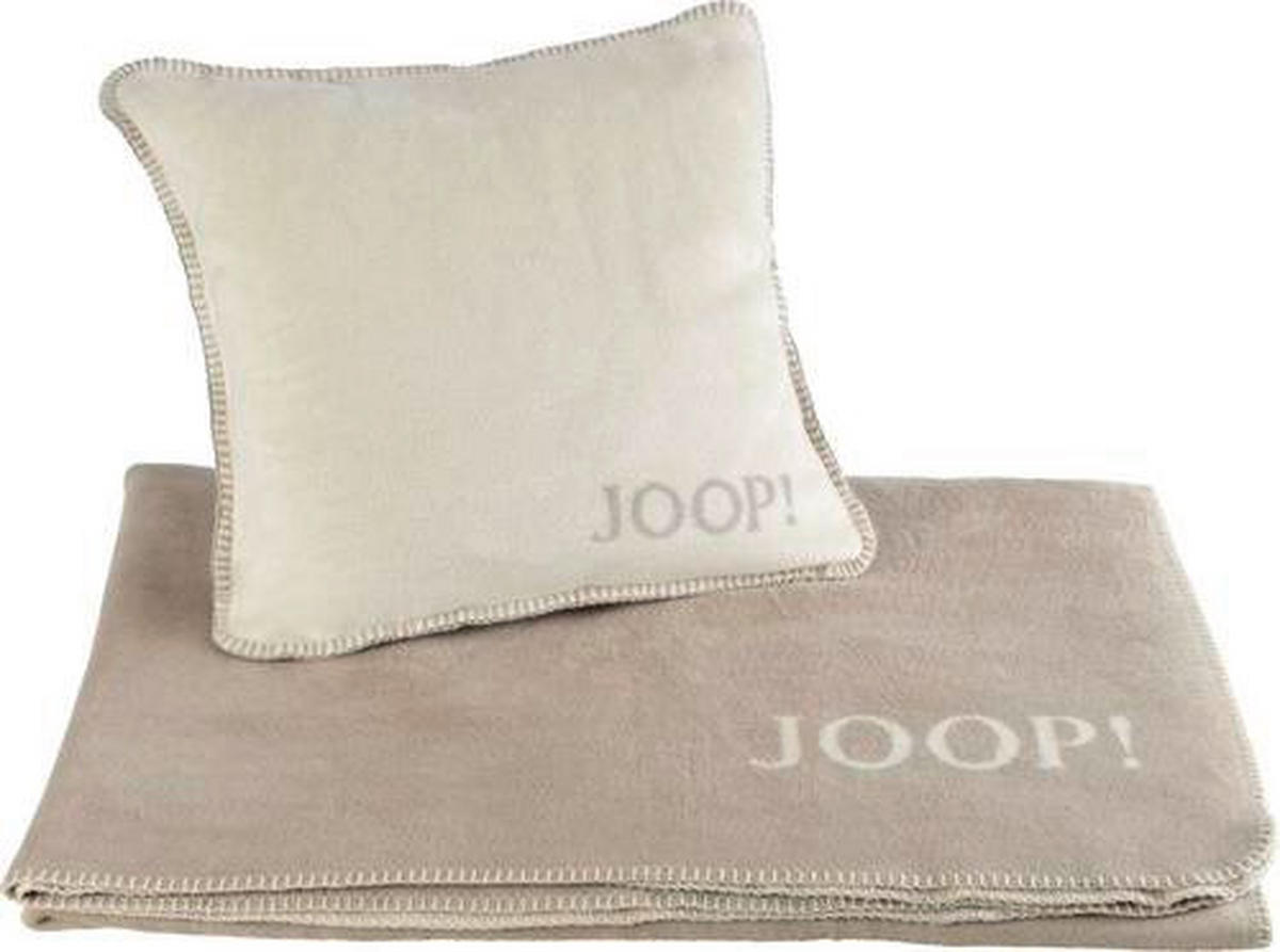 KISSENHÜLLE UNI DOUBLEFACE 50/50 cm  - Sandfarben/Naturfarben, Design, Textil (50/50cm) - Joop!