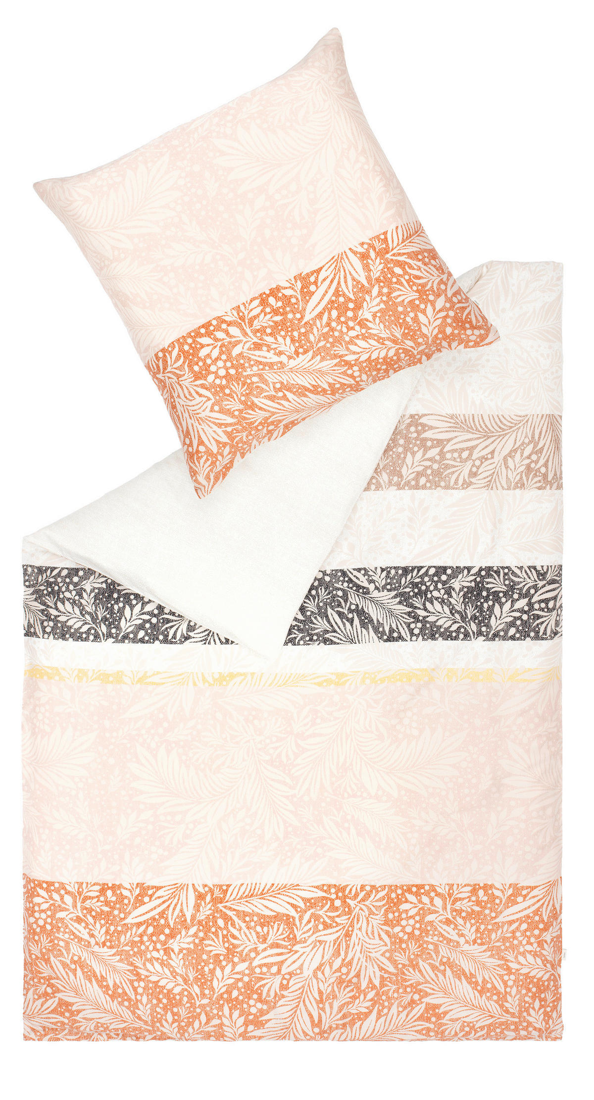 WENDEBETTWÄSCHE E-Victoria Satin 135/200 cm  - Terracotta/Creme, KONVENTIONELL, Textil (135/200cm) - Esprit