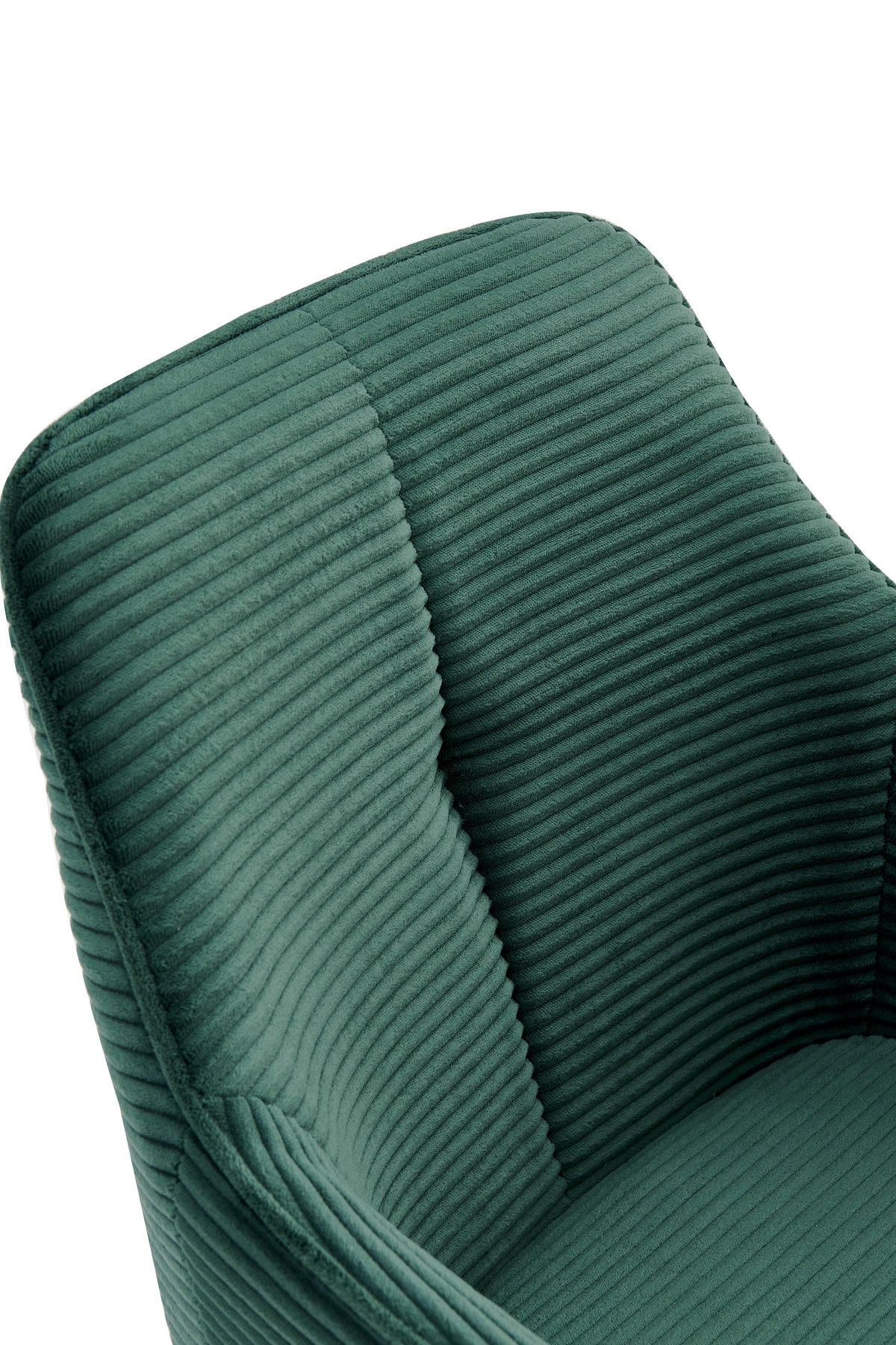 ARMLEHNSTUHL-SET 2 Stück  in Stahl Mikrofaser, Feincord  - Schwarz/Grün, MODERN, Textil/Metall (53/85/62cm) - MID.YOU