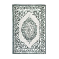 OUTDOORTEPPICH 120/170 cm Gemini Grün, Weiß  - Weiß/Grün, Design, Kunststoff (120/170cm)