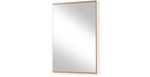 GARDEROBE 3-teilig in 130/195/37 cm - Eichefarben/Weiß, Design, Glas/Holz (130/195/37cm) - Novel