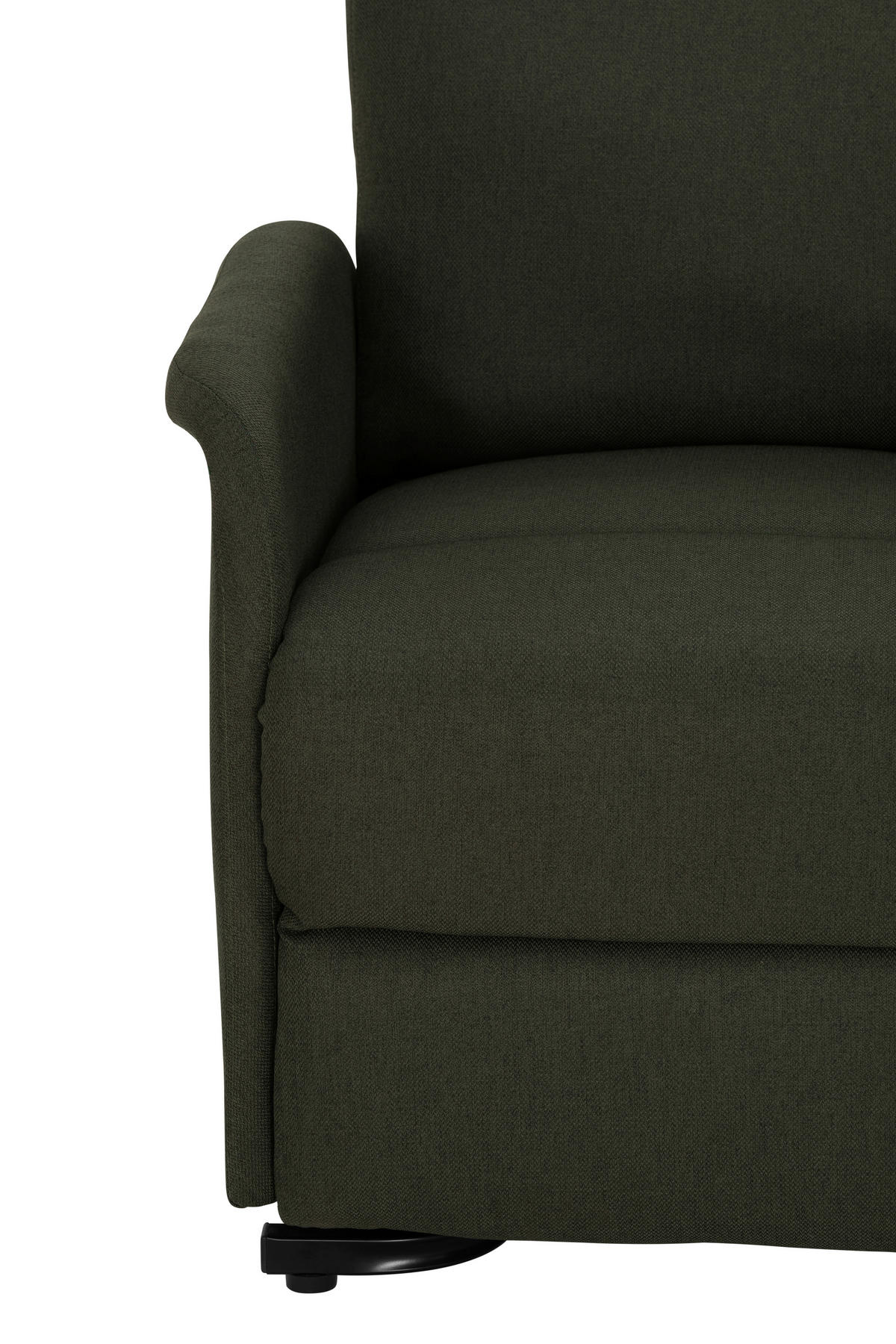 FERNSEHSESSEL Webstoff Grün  - Schwarz/Grün, KONVENTIONELL, Textil/Metall (68/103-80/93-158cm) - P & B