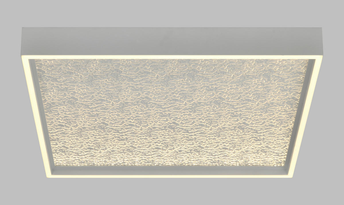 LED-DECKENLEUCHTE Bormes 60/6,5/30 cm  - Weiß, Design, Kunststoff/Metall (60/6,5/30cm)