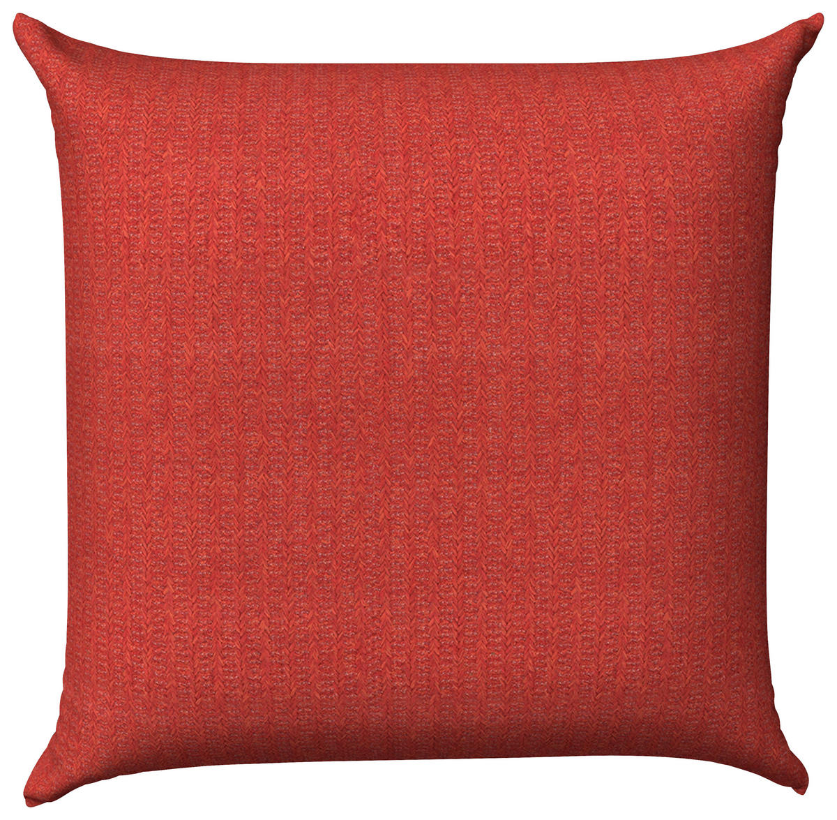ZIERKISSEN in Rot Uni 48/48 cm  - Rot, Basics, Textil (48/48cm)