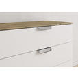 KOMMODE  in 80/81/42 cm  - Chromfarben/Weiß, Design, Holzwerkstoff/Metall (80/81/42cm) - Carryhome