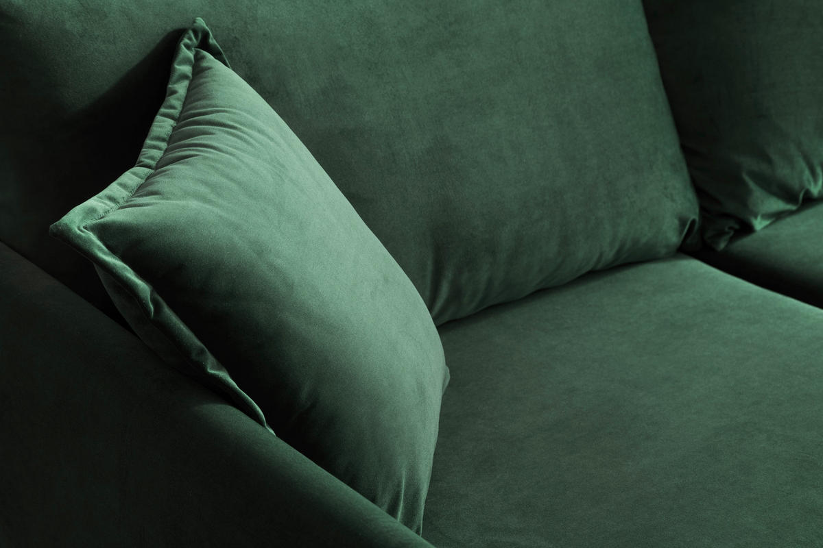 ECKSOFA Eckteil  ROSSANA-2S.REC Grün  - Grün, MODERN, Holz/Textil (258/160cm) - MID.YOU