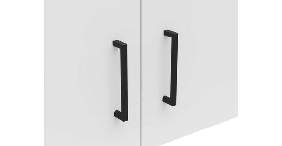 AUFSATZSCHRANK 80/35/52 cm - Schwarz/Weiß, MODERN, Holzwerkstoff/Kunststoff (80/35/52cm) - Carryhome