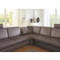 WOHNLANDSCHAFT - Dunkelbraun, KONVENTIONELL, Holz/Textil (274/244cm) - BELDOMO SYSTEM