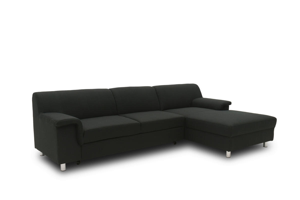 Freisteller von MID.YOU ECKSOFA Schwarz Webstoff.