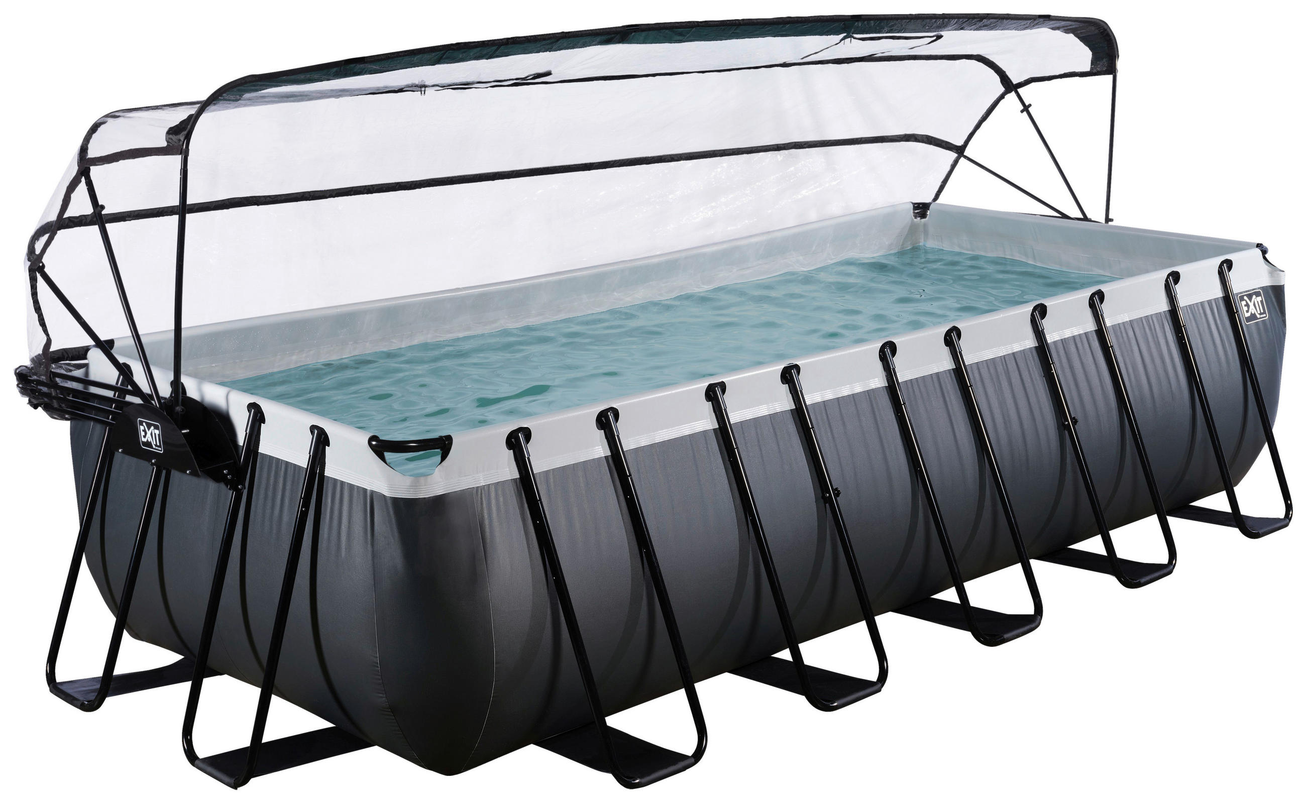 Garten-Pool Exit Black rechteckig Schwarz shoppen