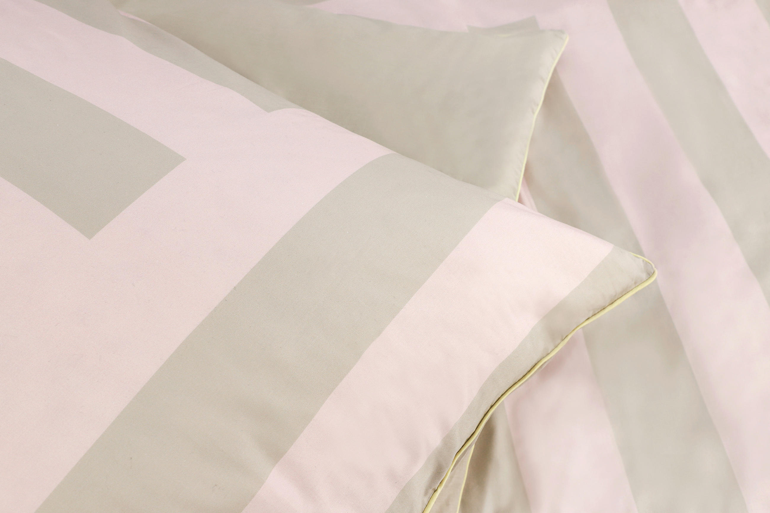Thumbnail - Esprit Wendebettwäsche E-Greta rosé, Creme, Roségold, Textil, Streifen, 135x200 cm, Oeko-Tex® Standard 100, BCI (Better ...