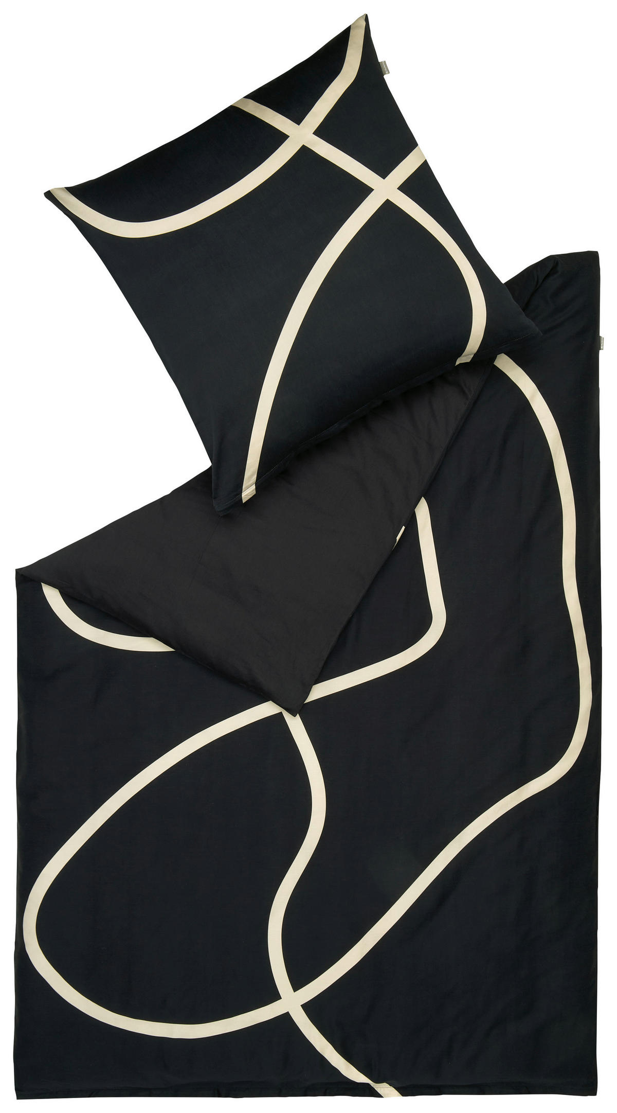 WENDEBETTWÄSCHE JustB! by Bettina Zimmermann Satin 155/220 cm  - Greige/Beige, Design, Textil (155/220cm) - Musterring