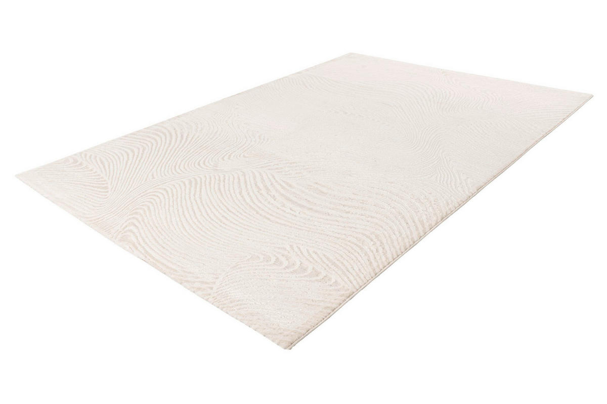 WEBTEPPICH 120/170 cm Nancy Elfenbein  - Elfenbein, KONVENTIONELL, Textil (120/170cm) - Pierre Cardin