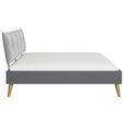 BETT 180/200 cm  in Grau  - Wildeiche/Grau, Design, Holz/Holzwerkstoff (180/200cm) - Carryhome