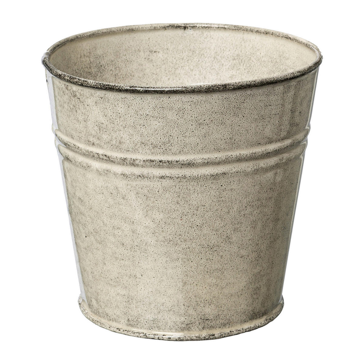 ÜBERTOPF   - Creme, Basics, Metall (10/11cm)